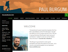 Tablet Screenshot of paulburgum.com